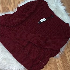 Express cropped sweater